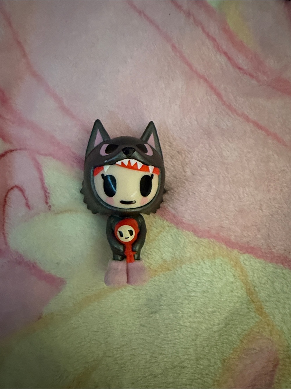 tokidoki Wolf girl Figure rare (little terrors)